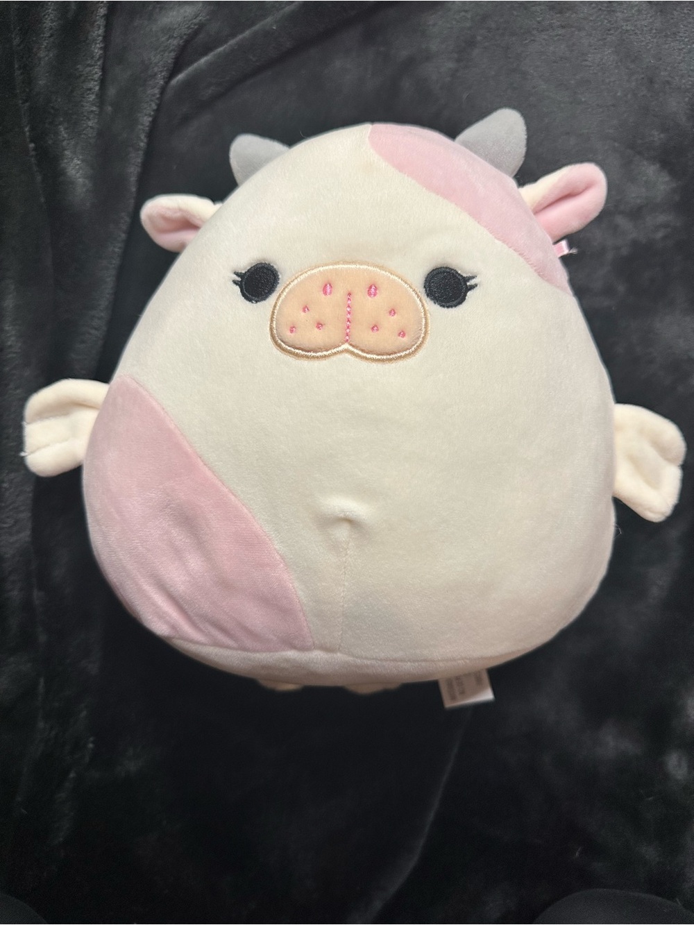 Squishmallows Cow Plush Bundle Pink & Cream Floral Soft Stuffed Animals Set of 3 - Picture 4 of 9